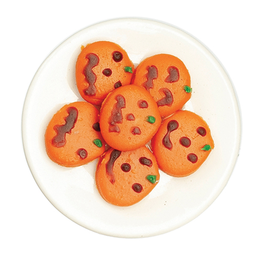 Halloween Cookies On Tray